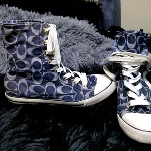 Coach high top sneakers